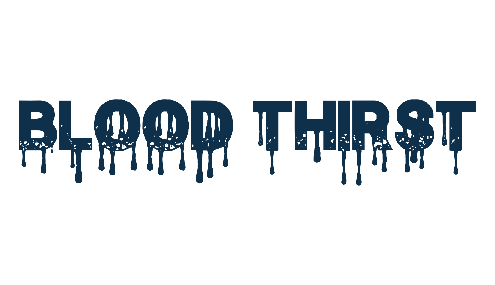 Blood Thirst, holiday halloween fancy decorative horror font preview