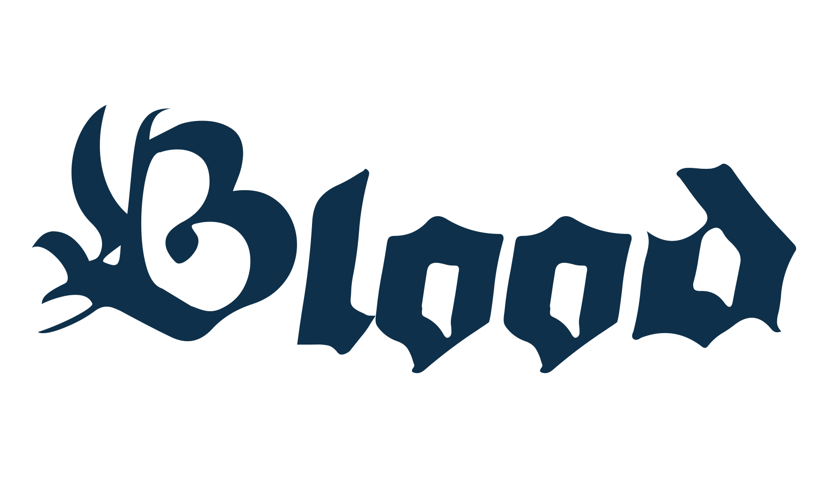 Blood, gothic medieval font preview