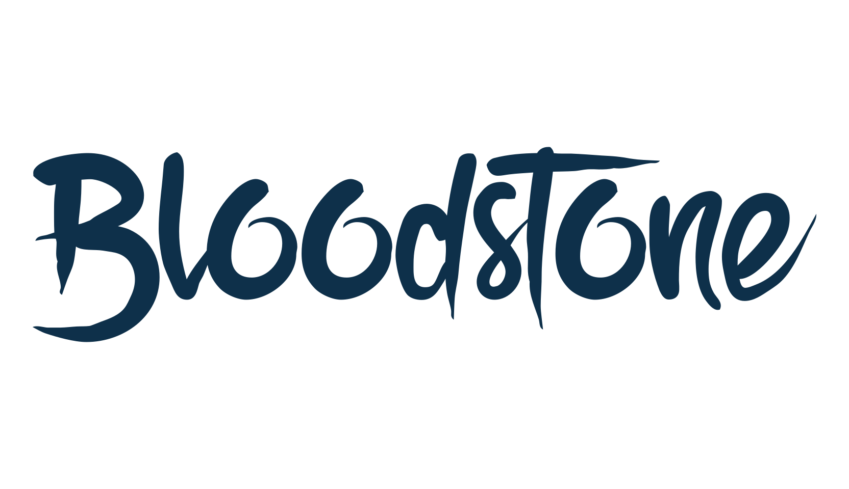 Bloodstone, brush font preview