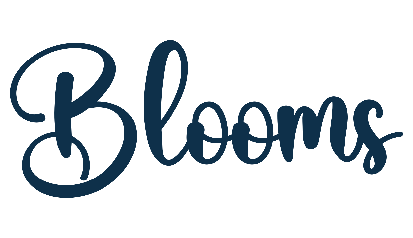 Blooms (blooms-2), script calligraphy fancy decorative font preview