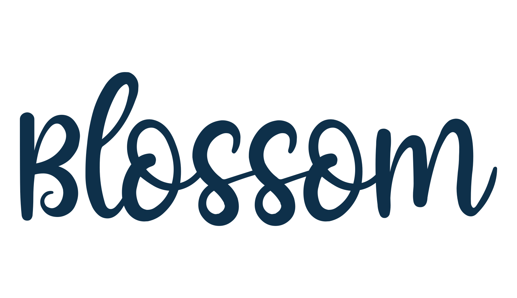 Blossom (blossom-6), fancy various decorative script calligraphy font preview