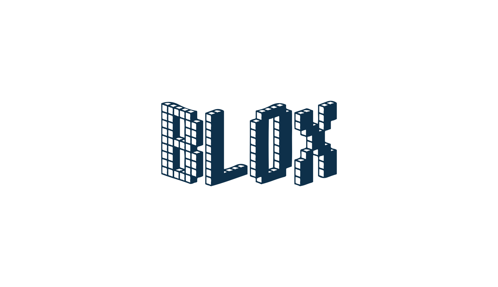 Blox, square font preview