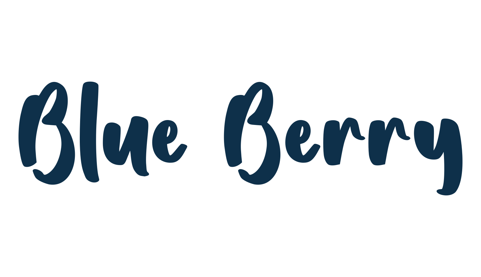 Blue Berry, script handwritten fancy decorative calligraphy font preview