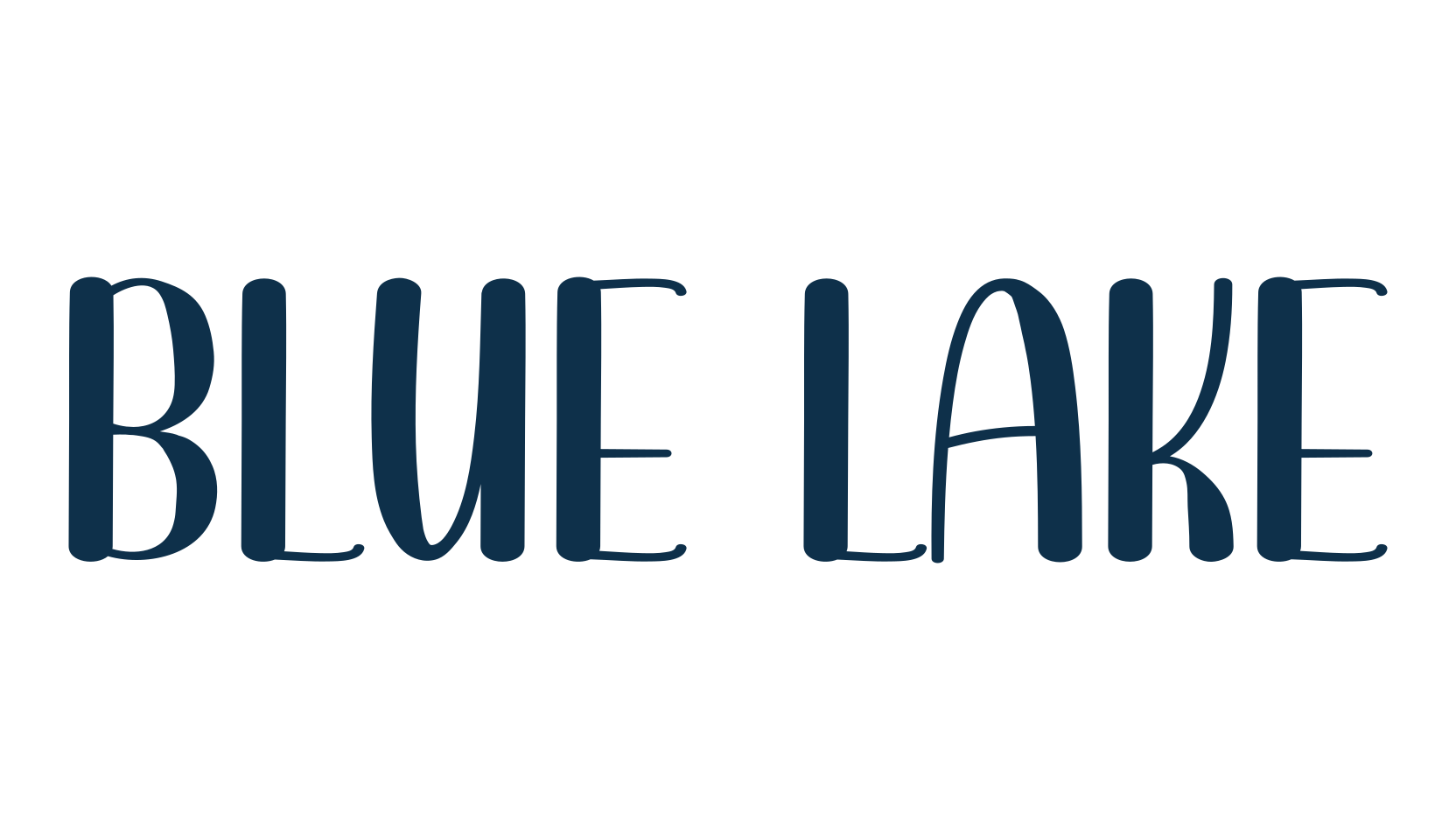 Blue Lake, display market font preview