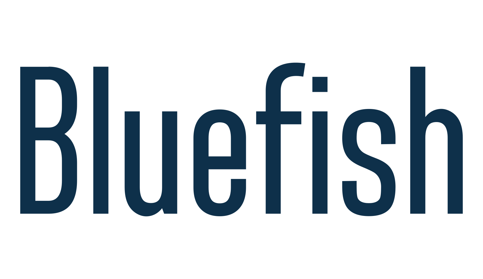 Bluefish, sans serif font preview