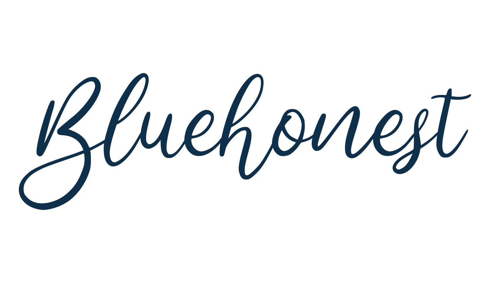 Bluehonest, handwriting font preview