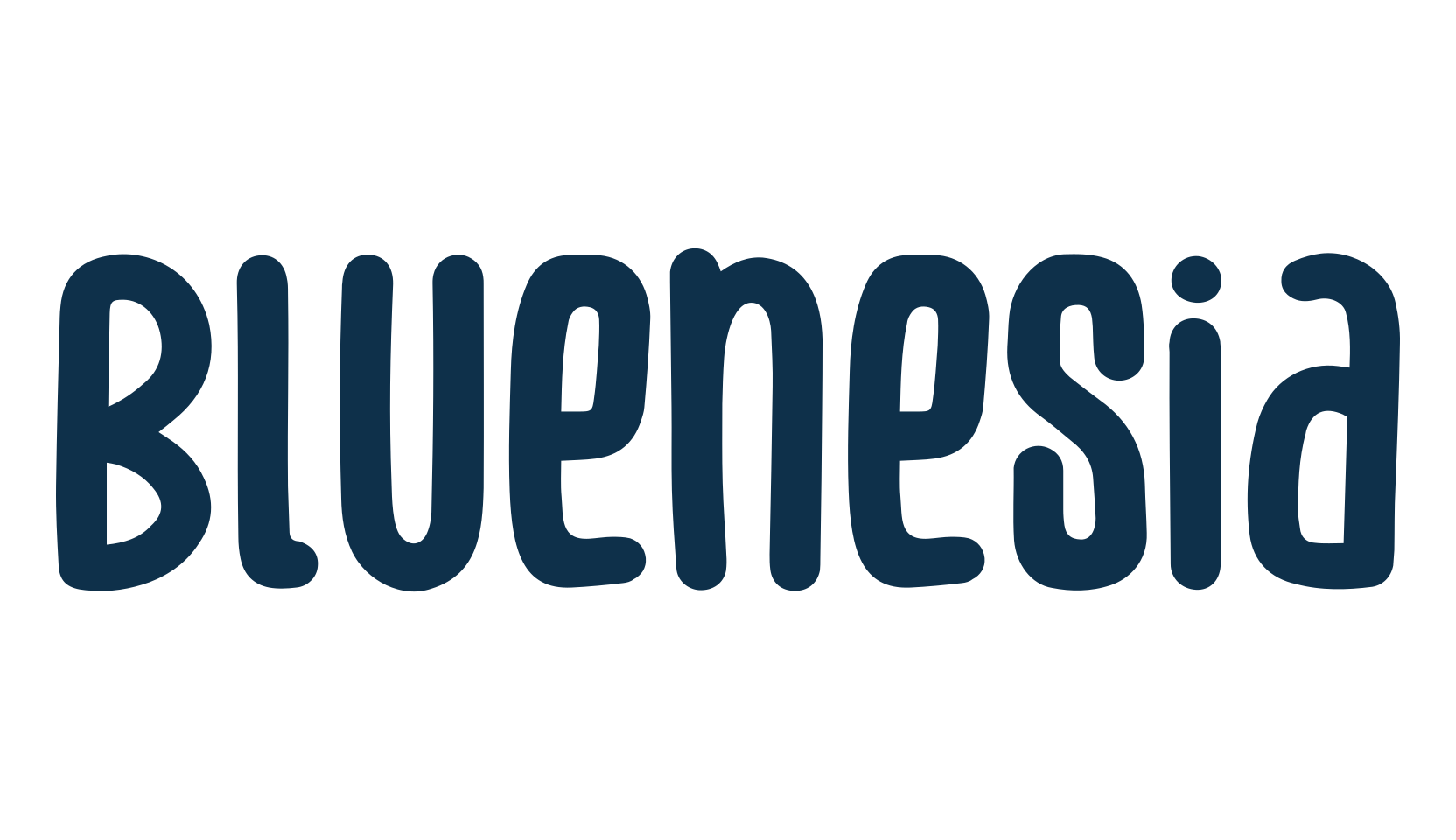 Bluenesia, fancy cartoon decorative font preview