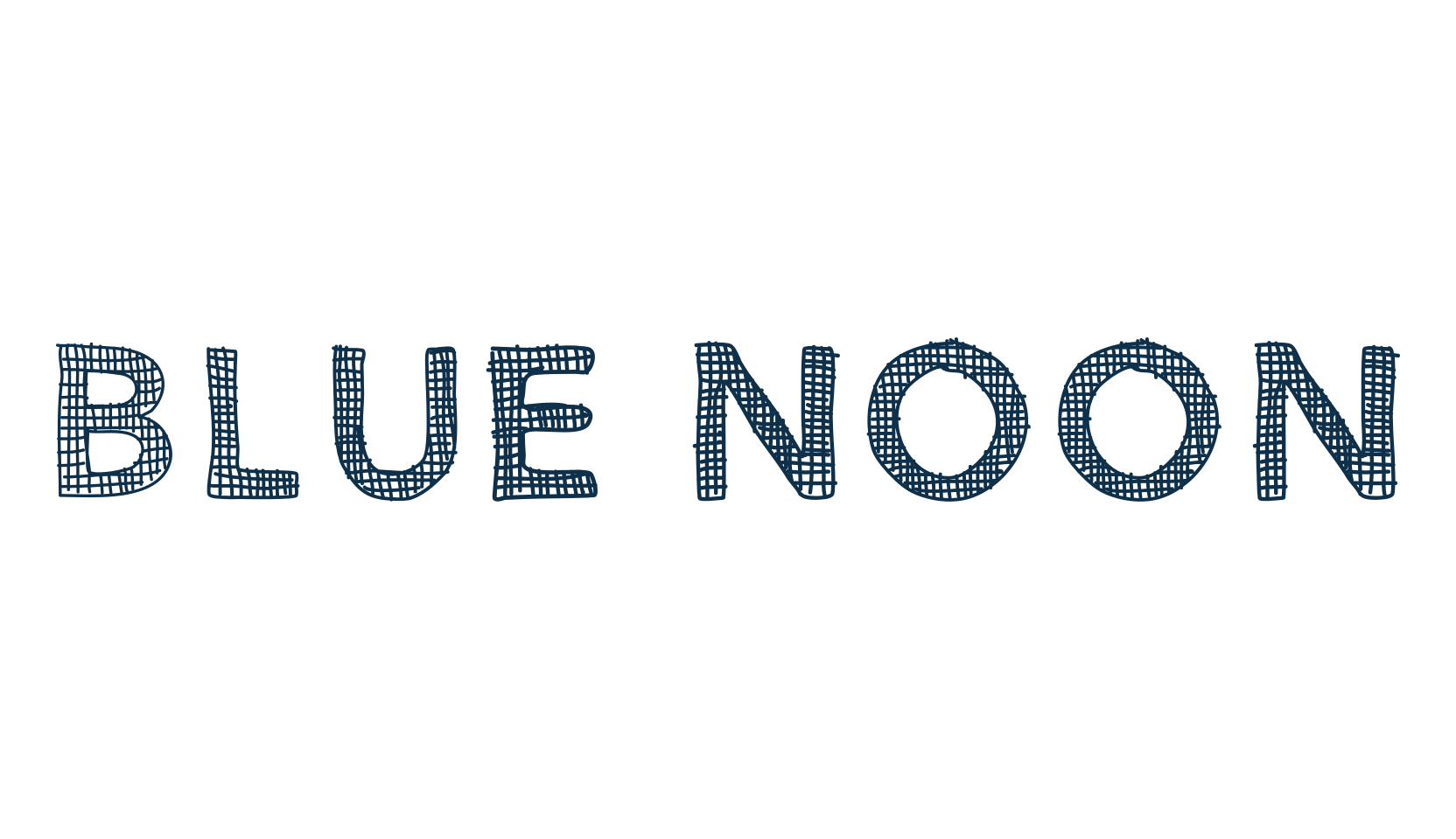 Blue Noon, fancy decorative font preview