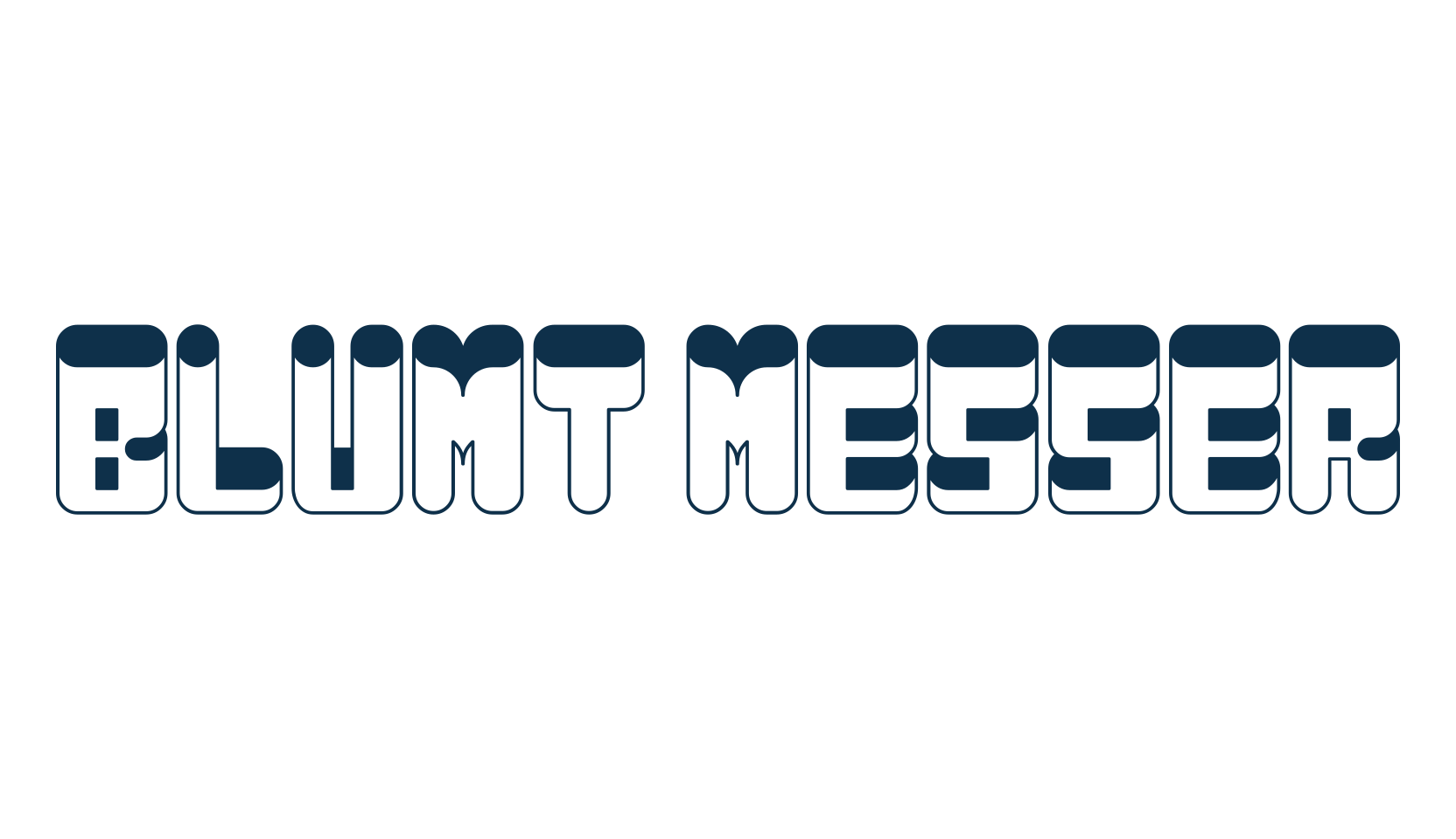Blunt Messer, fancy various decorative font preview