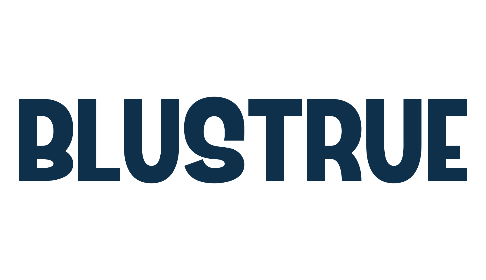 Blustrue, cartoon font preview