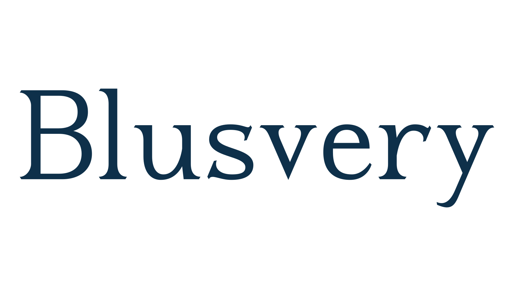 Blusvery, serif font preview