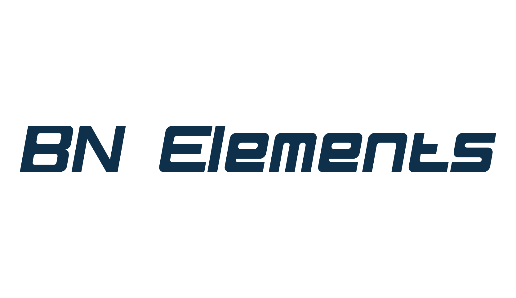 BN Elements, techno sci-fi font preview
