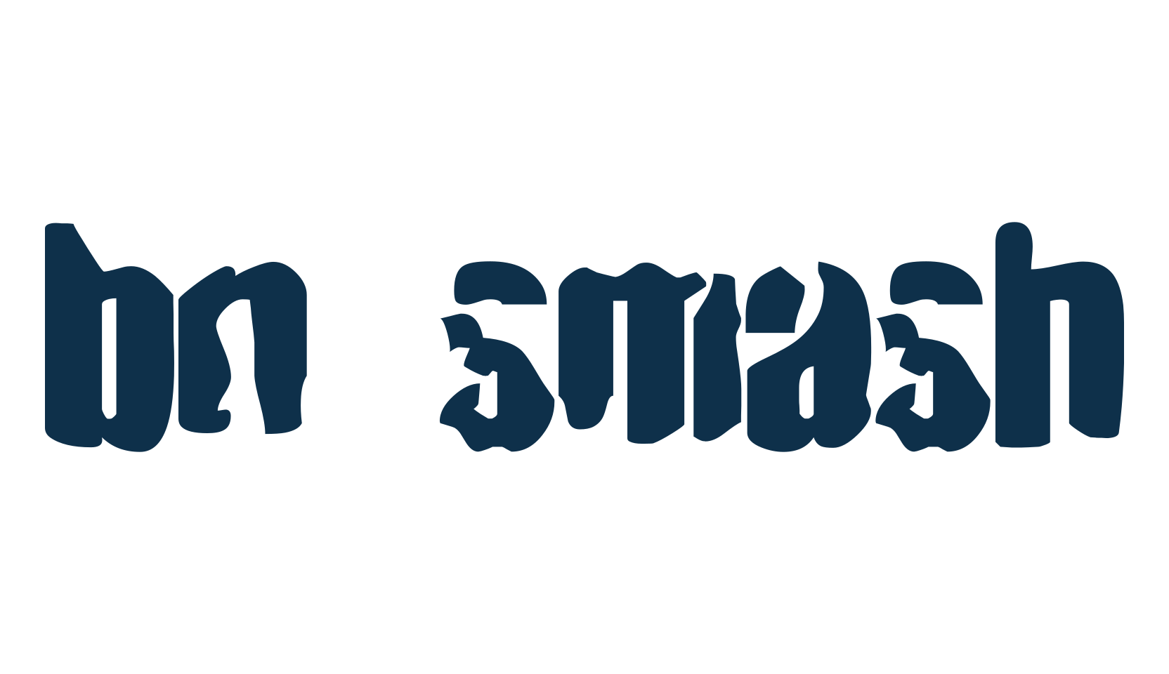 BN Smash, destroy font preview