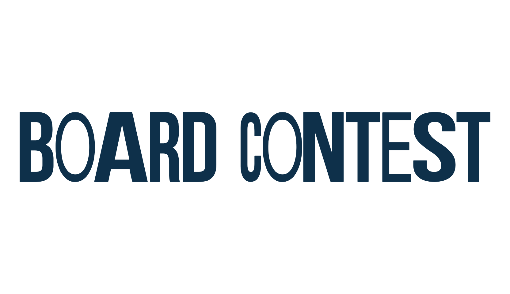Board Contest, fancy various basic font preview