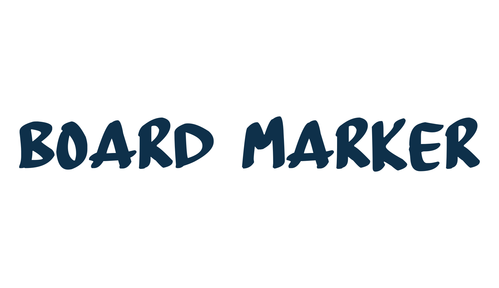Board Marker, script handwritten fancy decorative calligraphy font preview