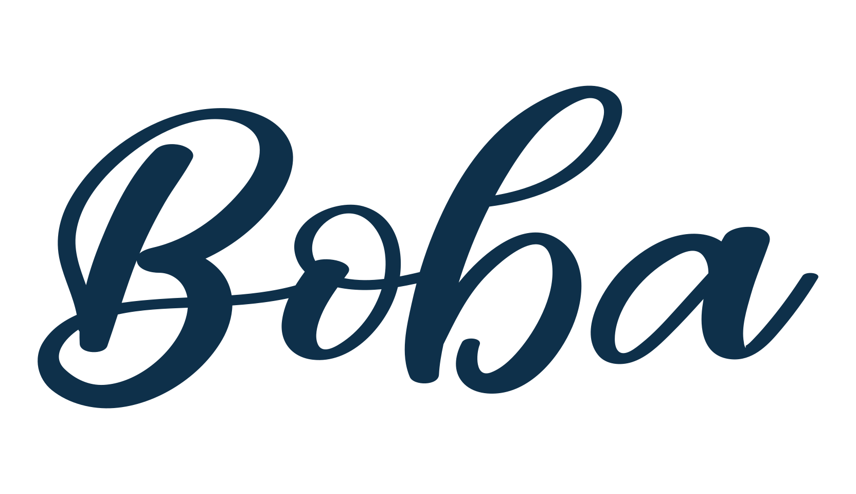 Boba (boba-3), script calligraphy fancy decorative font preview