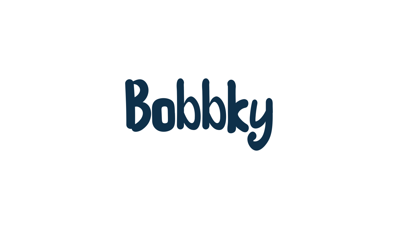 Bobbky, fancy decorative font preview