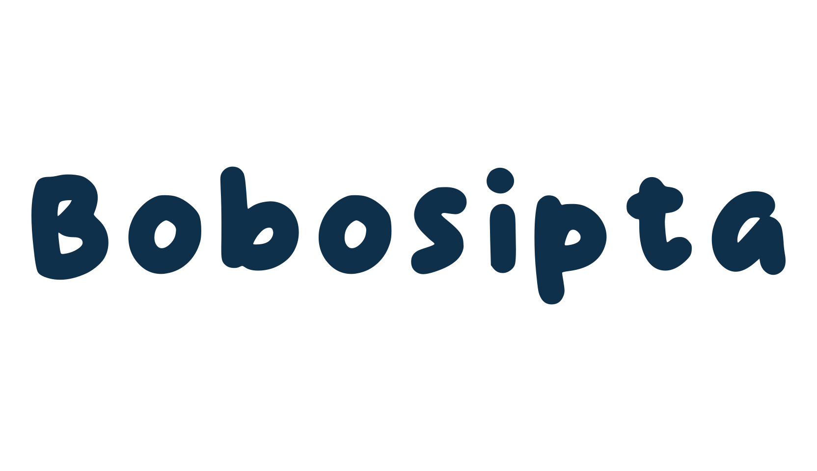 Bobosipta, script handwritten fancy decorative calligraphy font preview