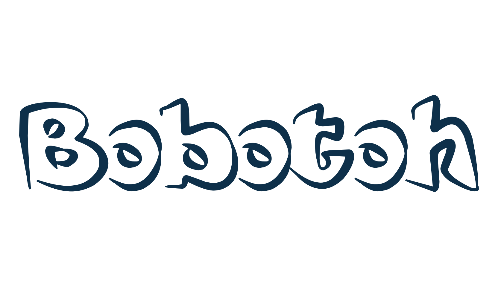 Bobotoh, fancy cartoon decorative font preview