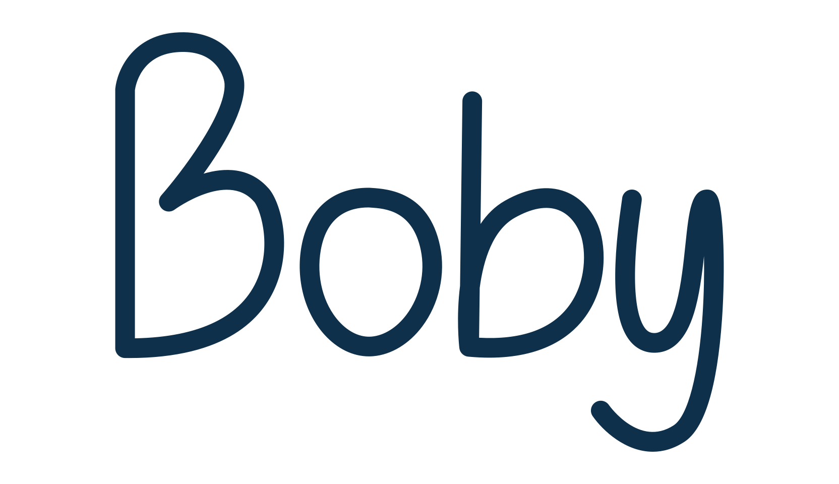 Boby, handwriting font preview