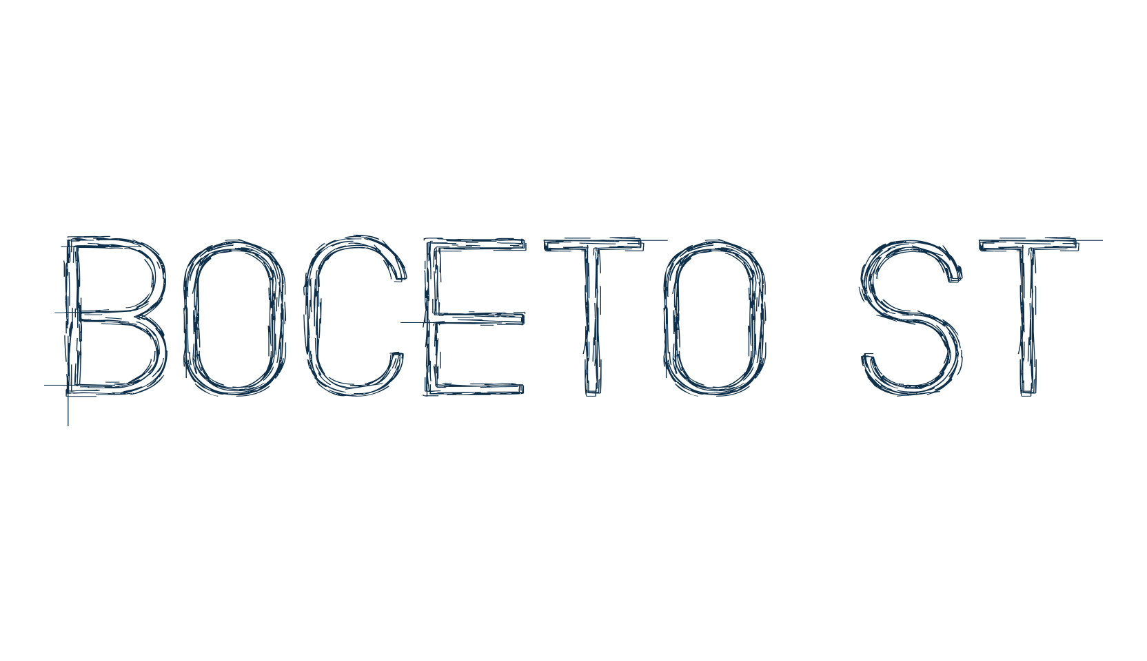 Boceto ST, fancy various decorative font preview