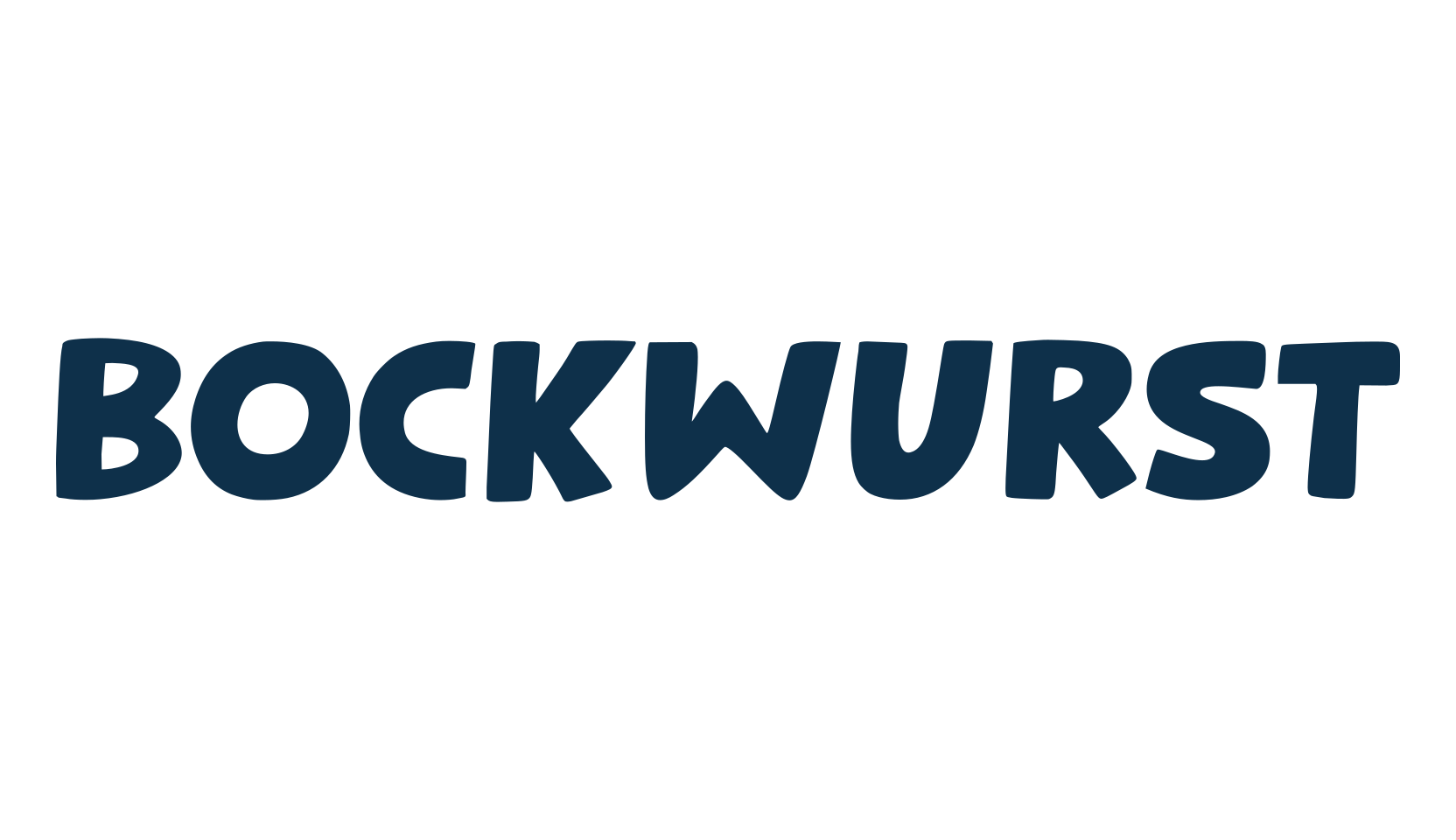 Bockwurst, cartoon font preview