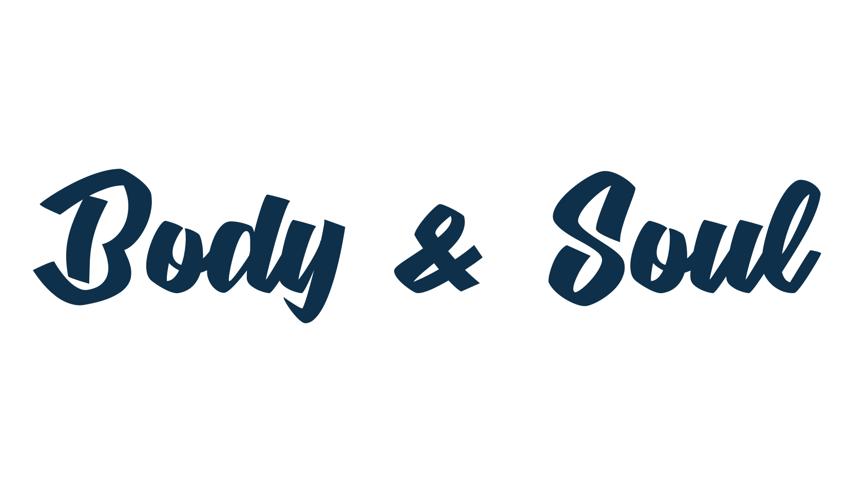 Body & Soul, script brush fancy decorative calligraphy font preview