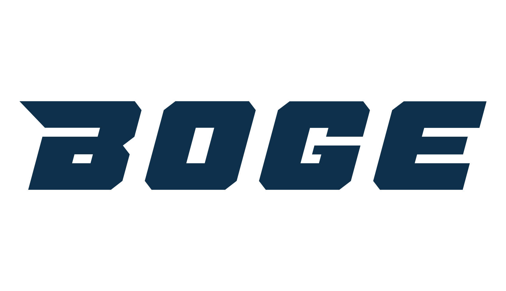 Boge, sci-fi font preview
