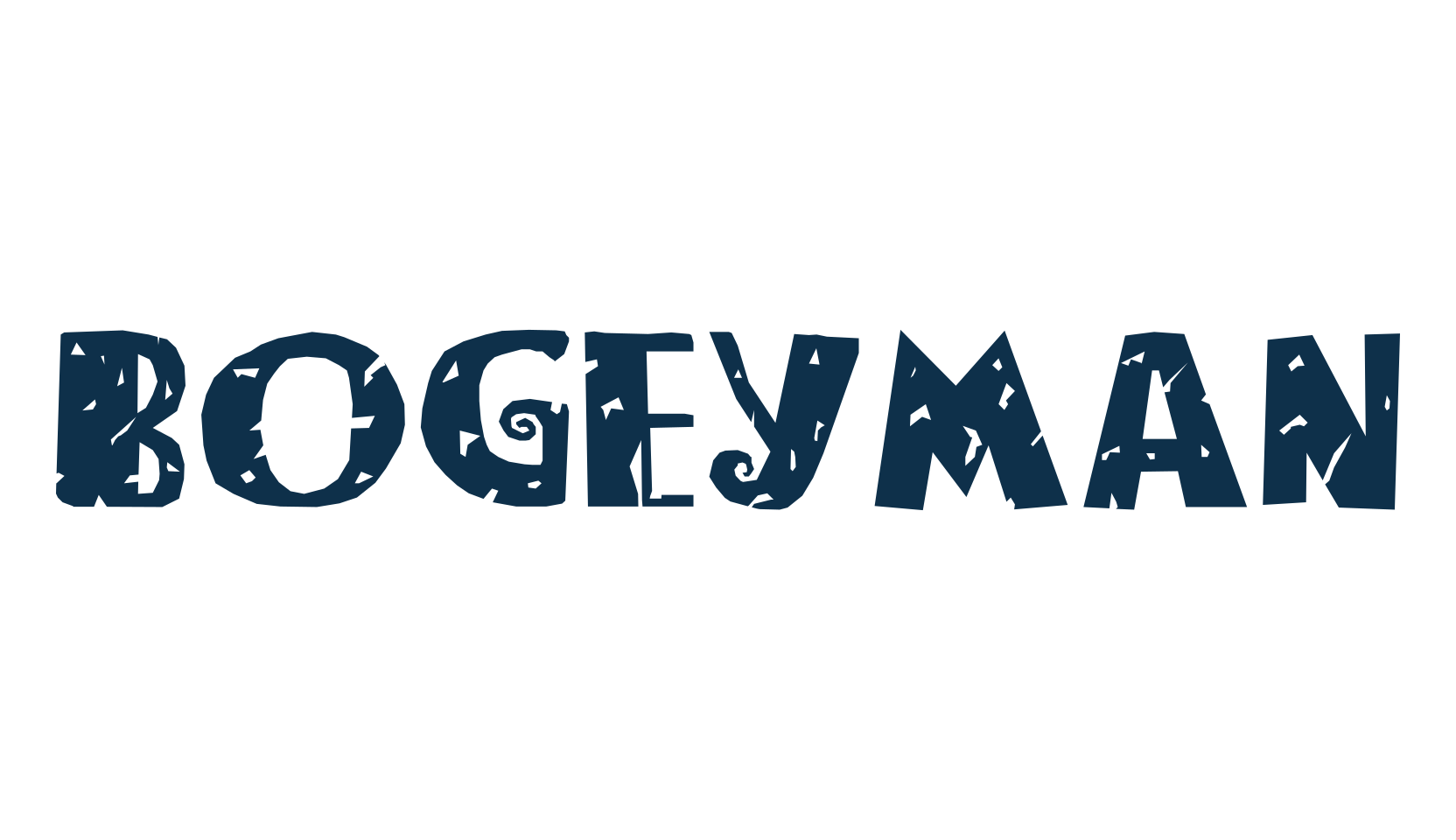 Bogeyman, fancy decorative font preview