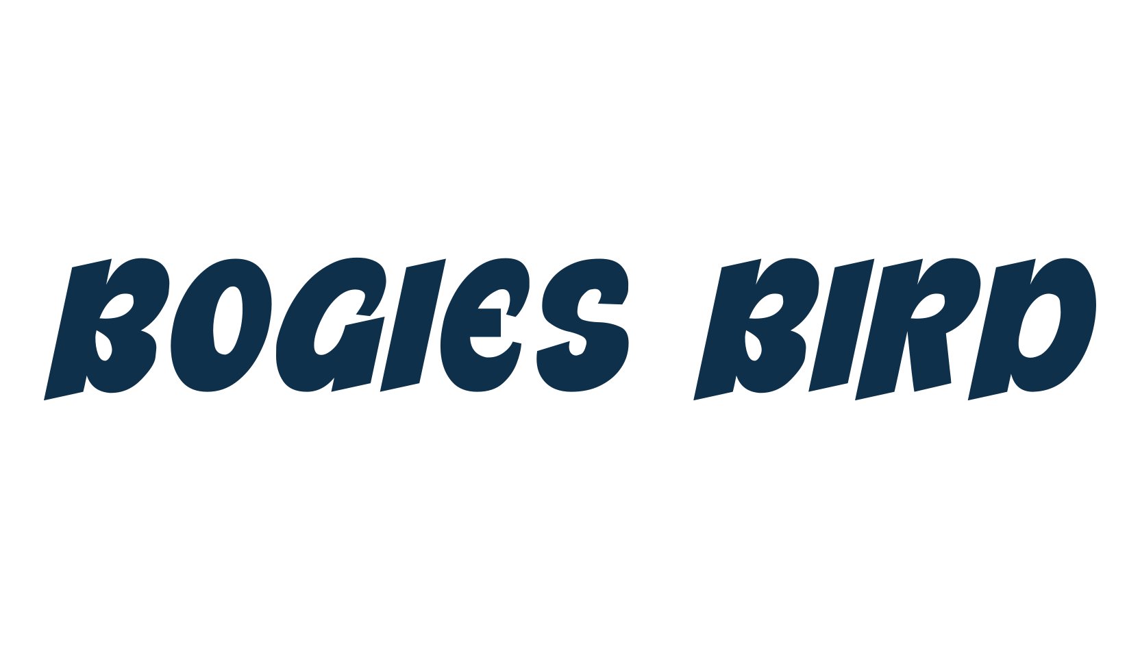 Bogies Bird, cartoon font preview