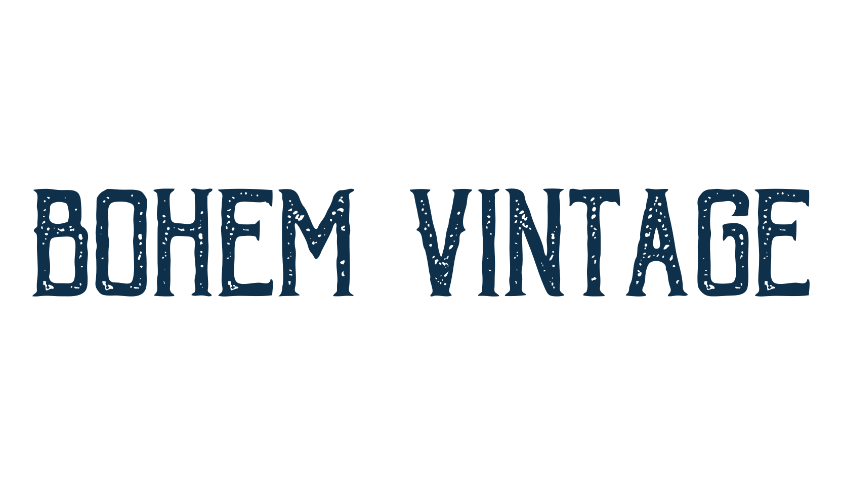 Bohem Vintage, fancy eroded decorative font preview