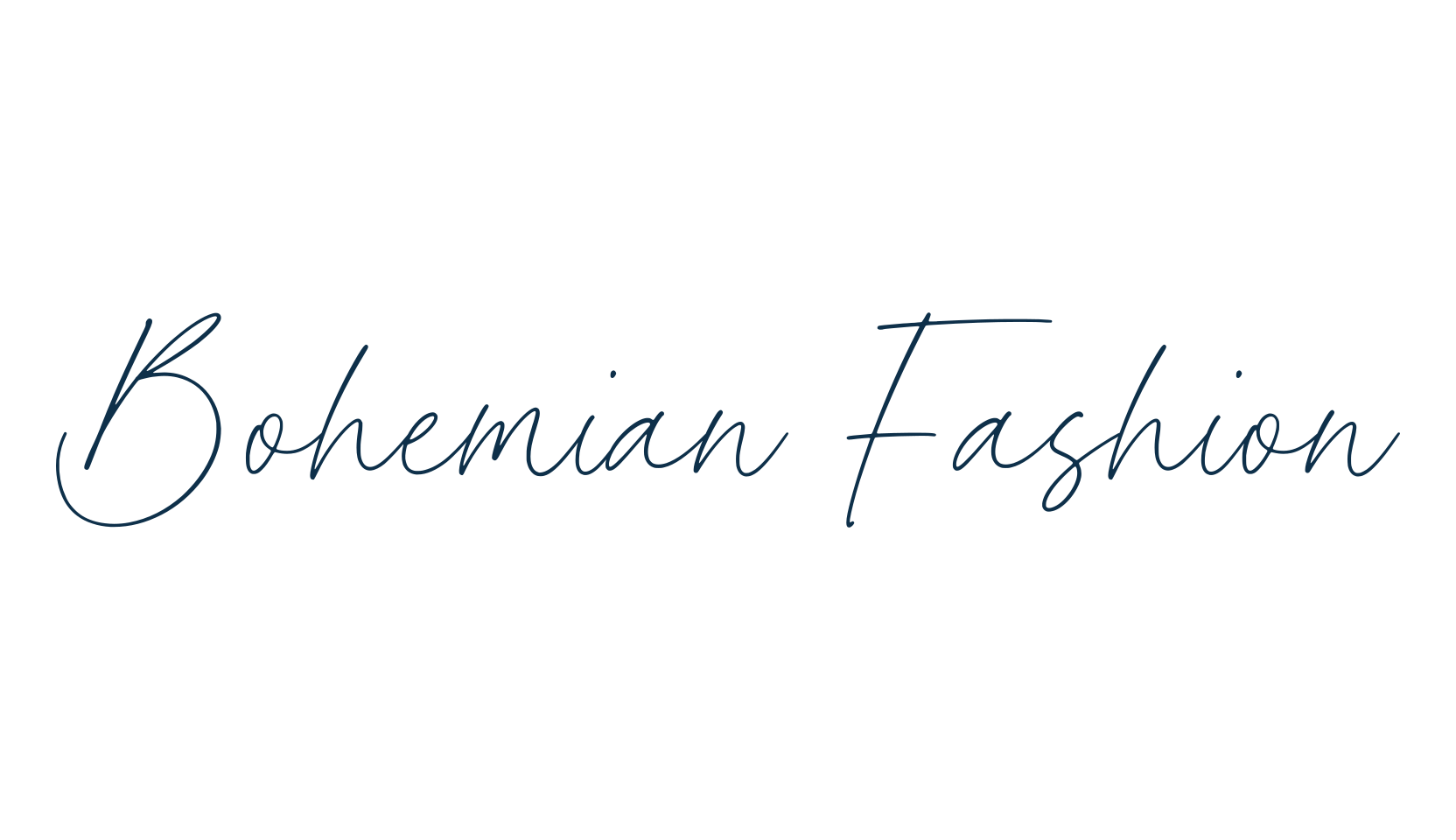 Bohemian Fashion, script handwritten fancy decorative calligraphy font preview