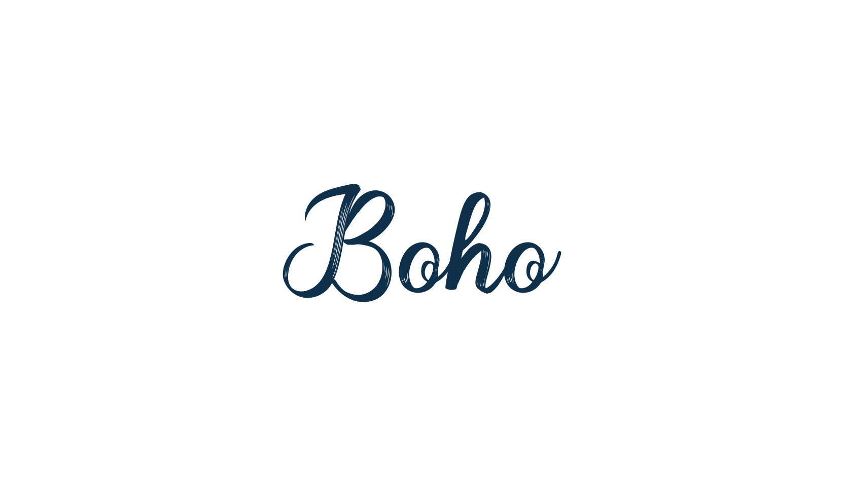 Boho (boho-2), brush font preview