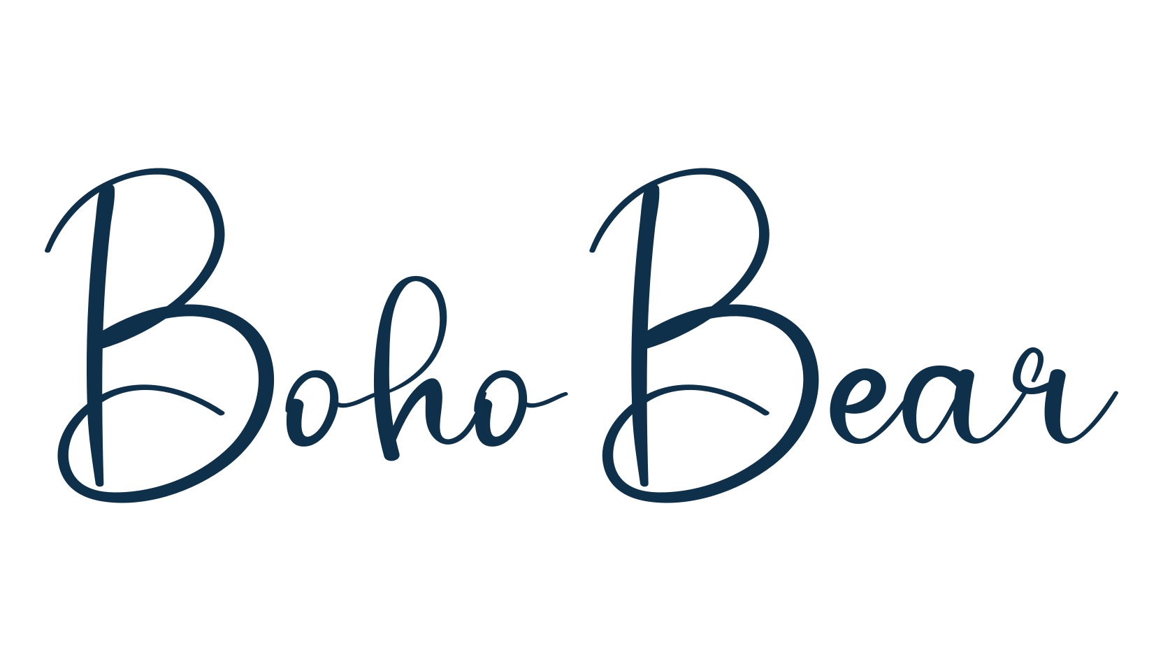 Boho Bear, script handwritten fancy decorative calligraphy font preview