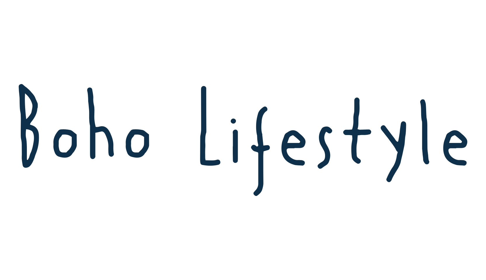 Boho Lifestyle, handwriting font preview