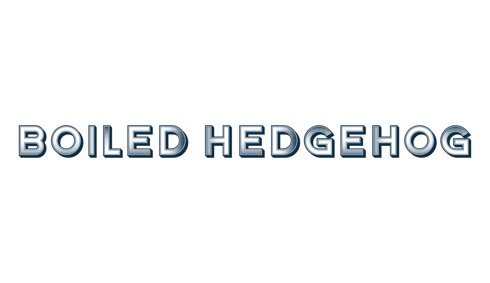 Boiled Hedgehog, fancy various basic font preview