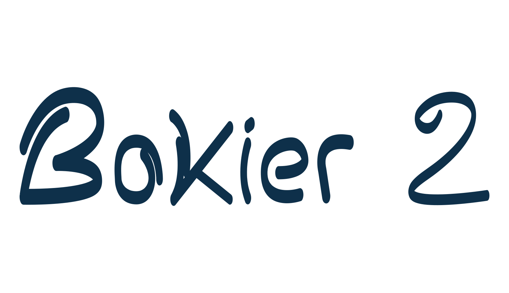 Bokier 2, fancy decorative font preview