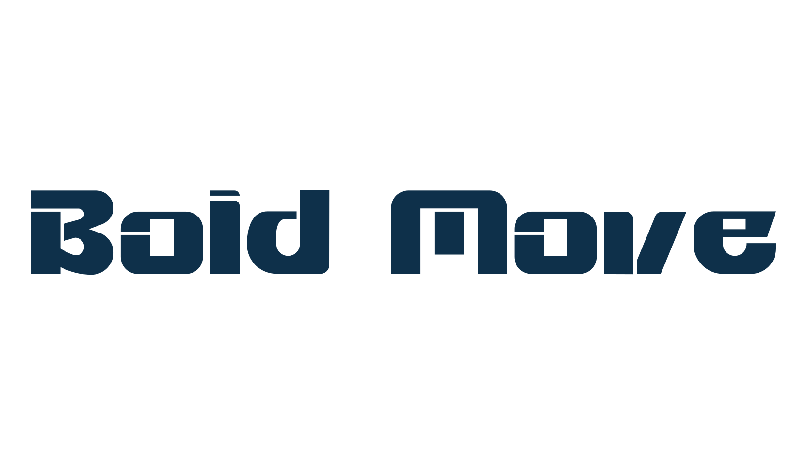 Bold Move, fancy various techno sci-fi font preview