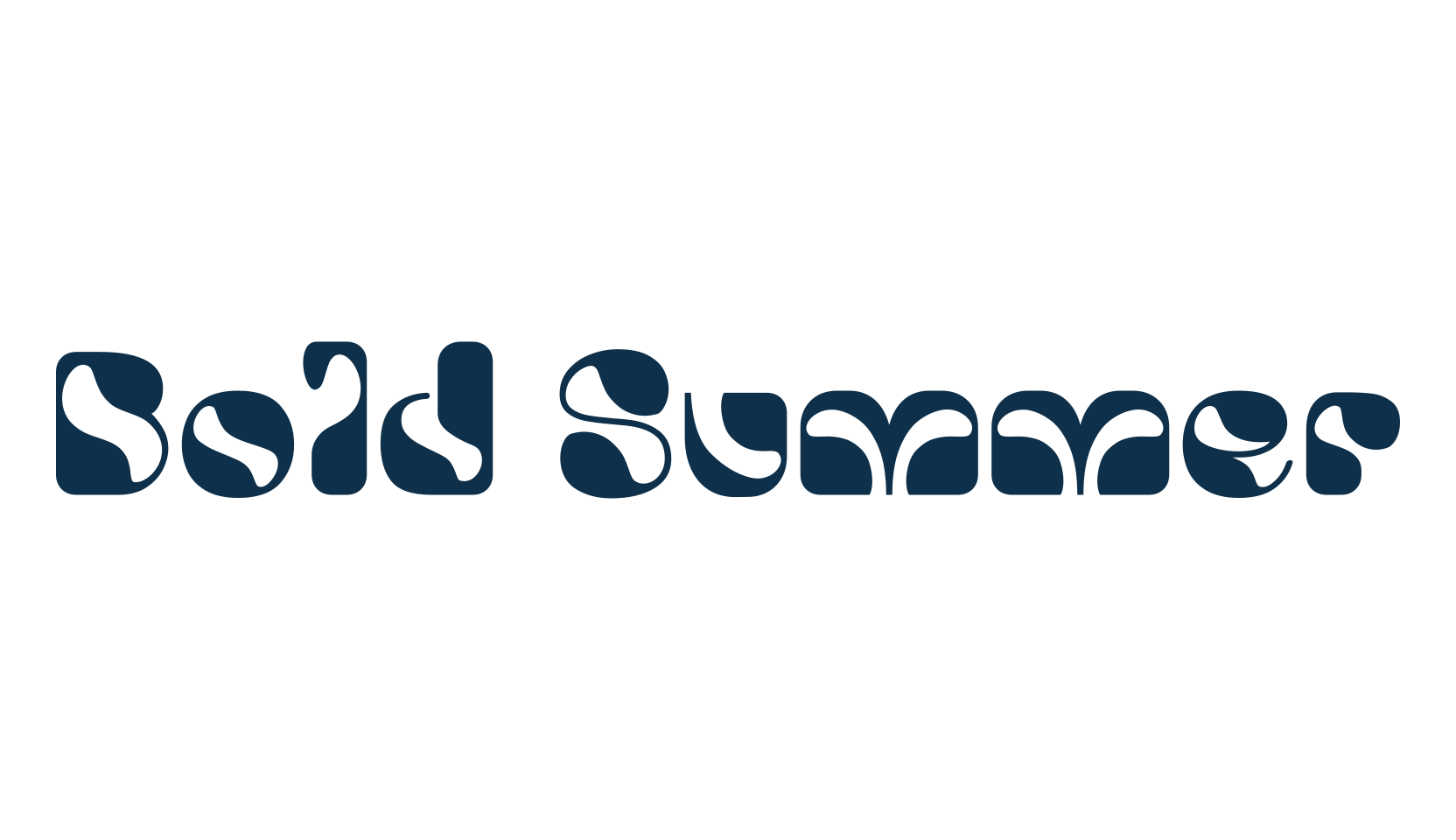Bold Summer, fancy groovy decorative font preview