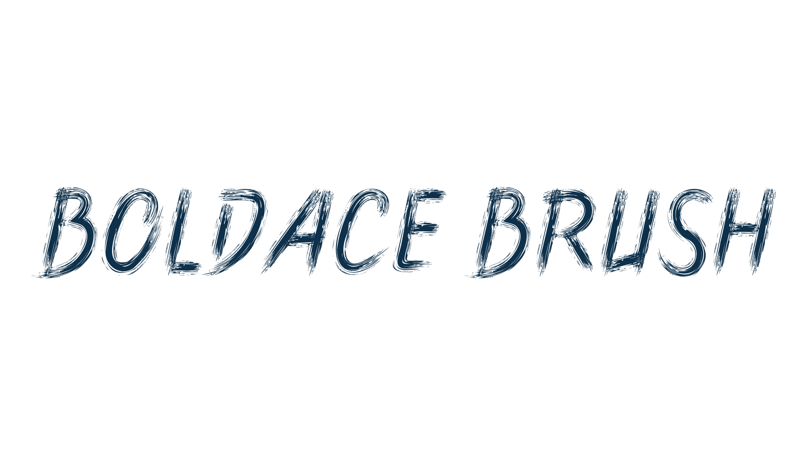 Boldace Brush, script brush fancy decorative calligraphy font preview