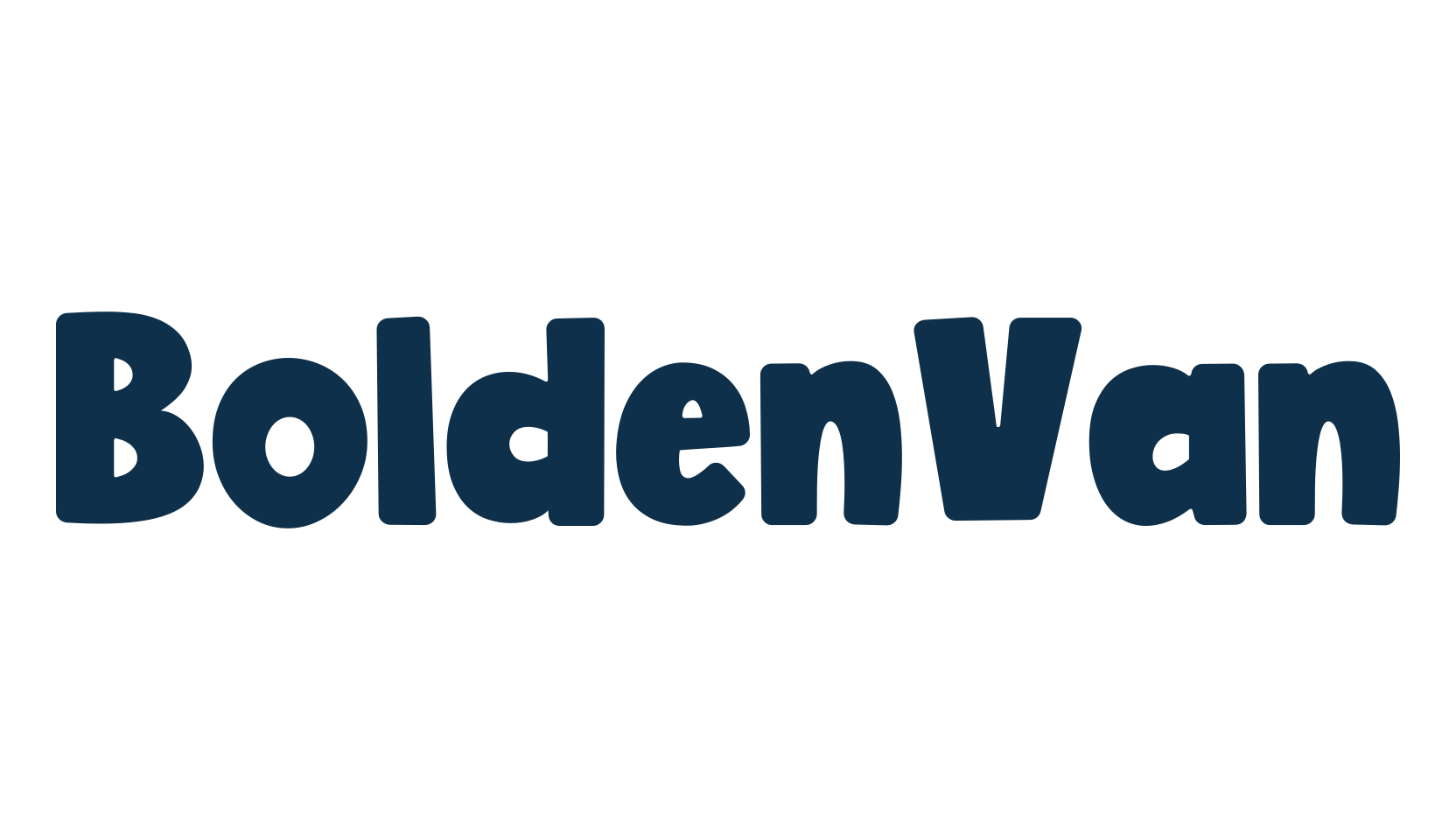 BoldenVan, cartoon font preview