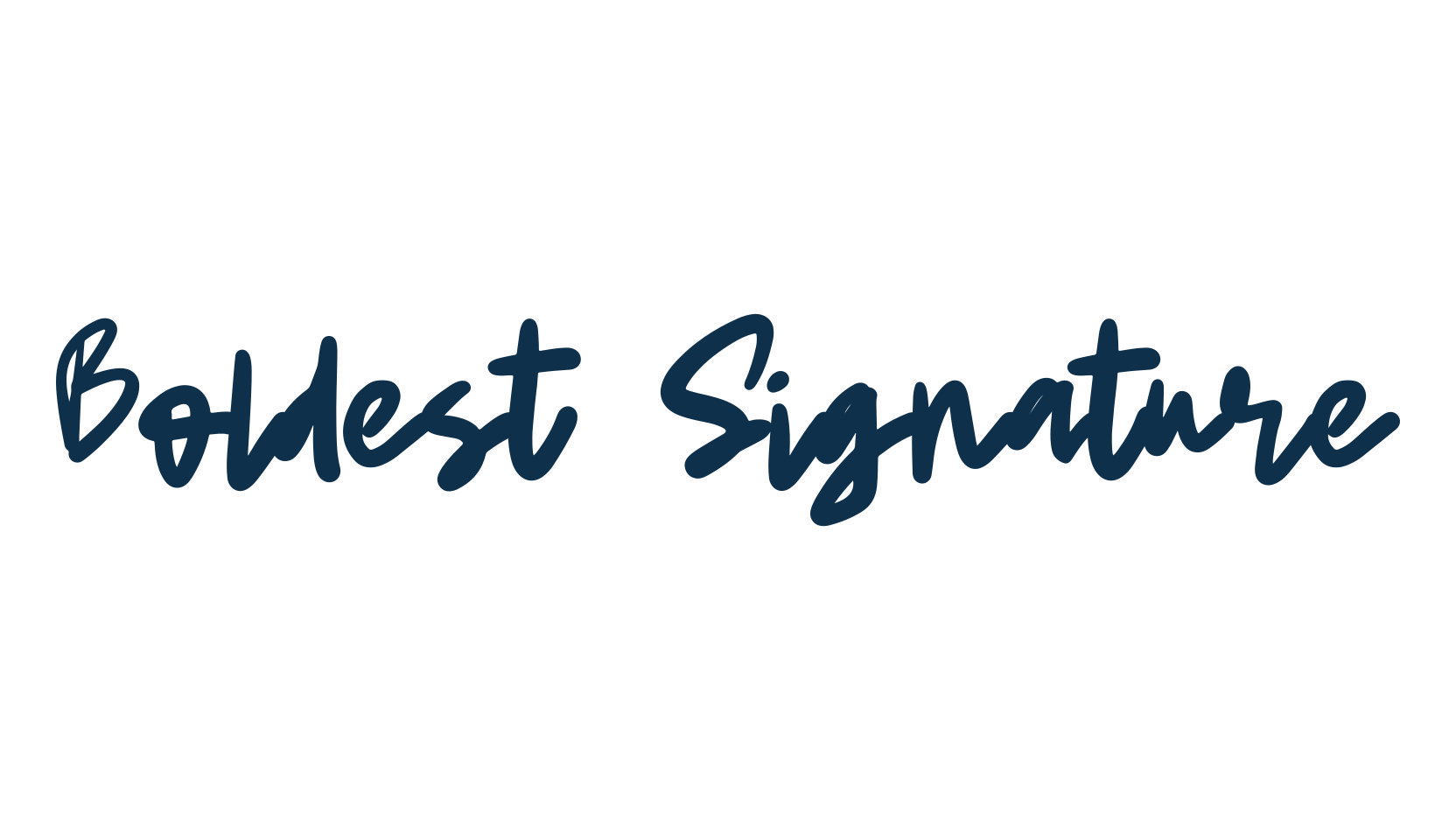 Boldest Signature, script handwritten fancy decorative calligraphy font preview