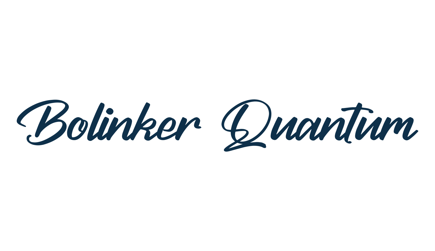 Bolinker Quantum, calligraphy font preview