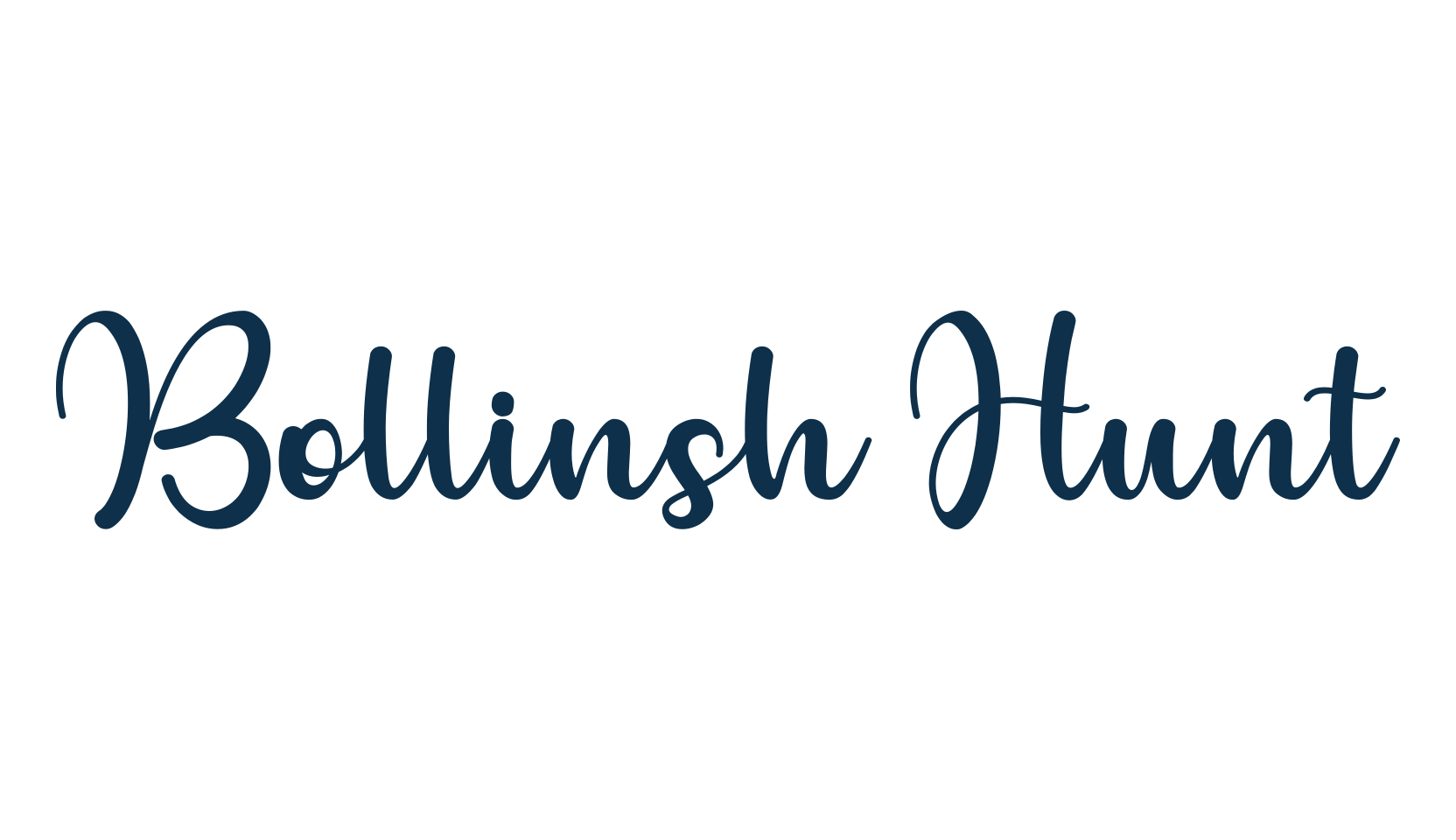 Bollinsh Hunt, fancy decorative font preview