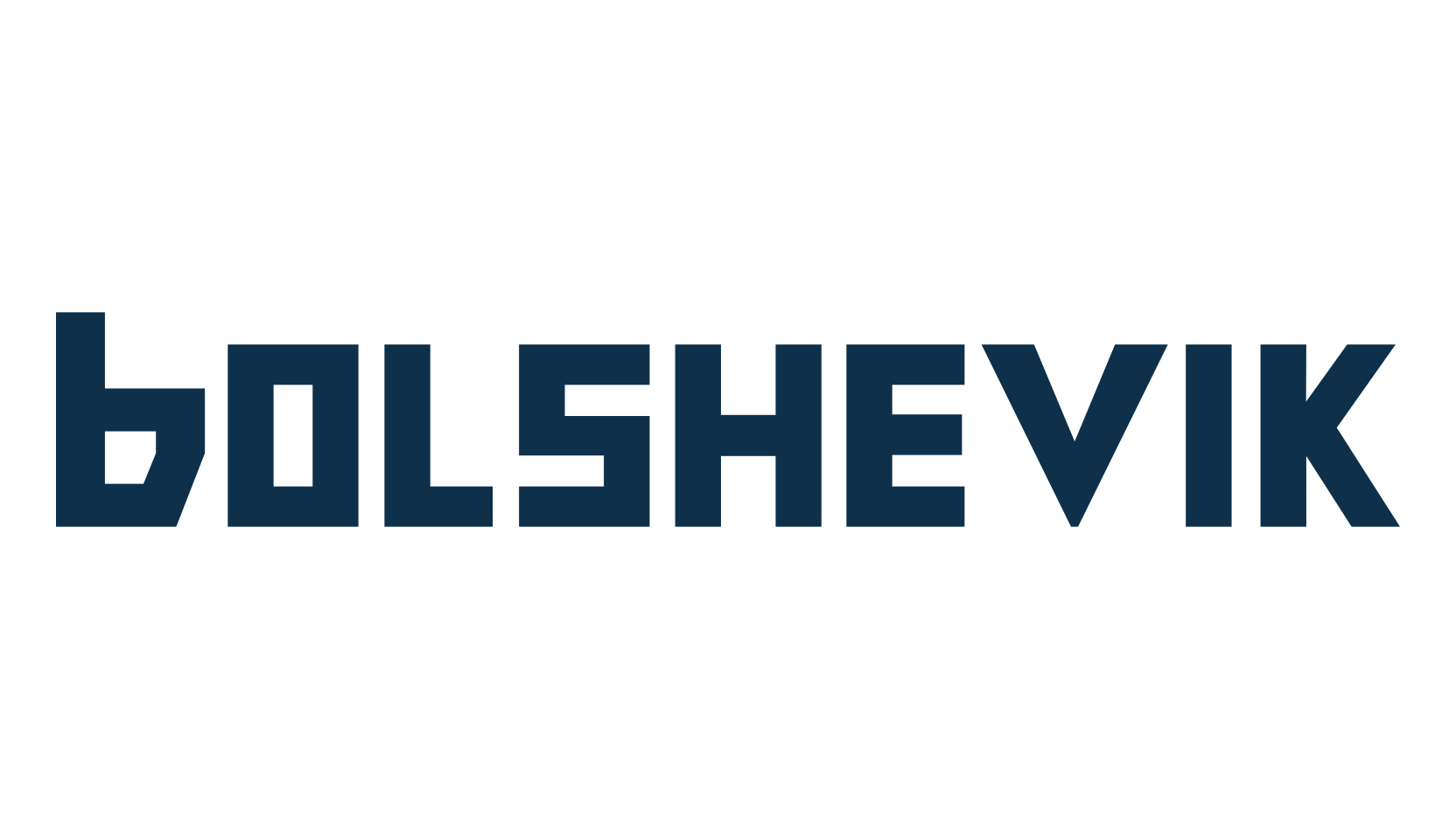 Bolshevik, russian font preview
