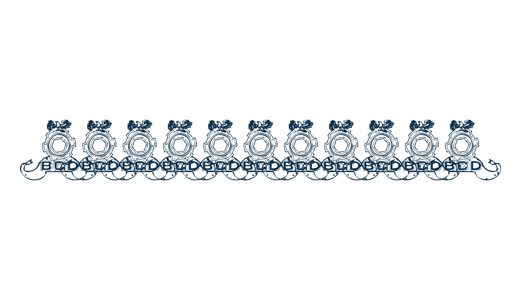 Bolt Cutter, fancy various gothic font preview