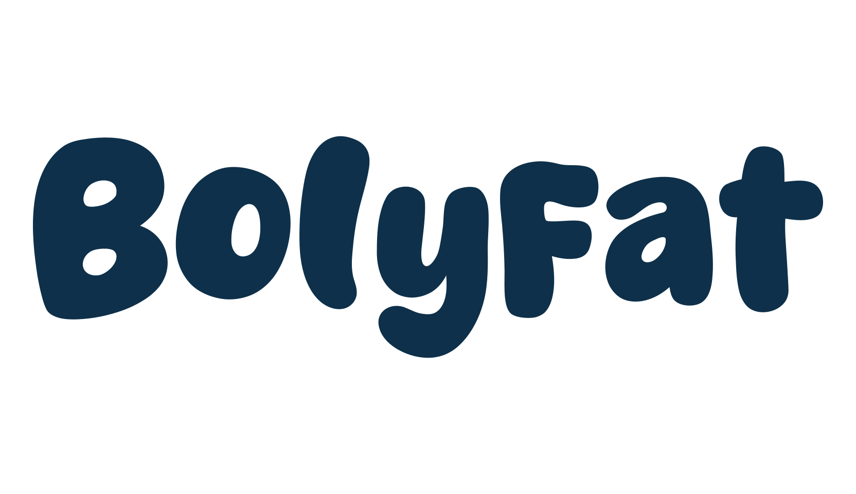 Bolyfat, cartoon font preview