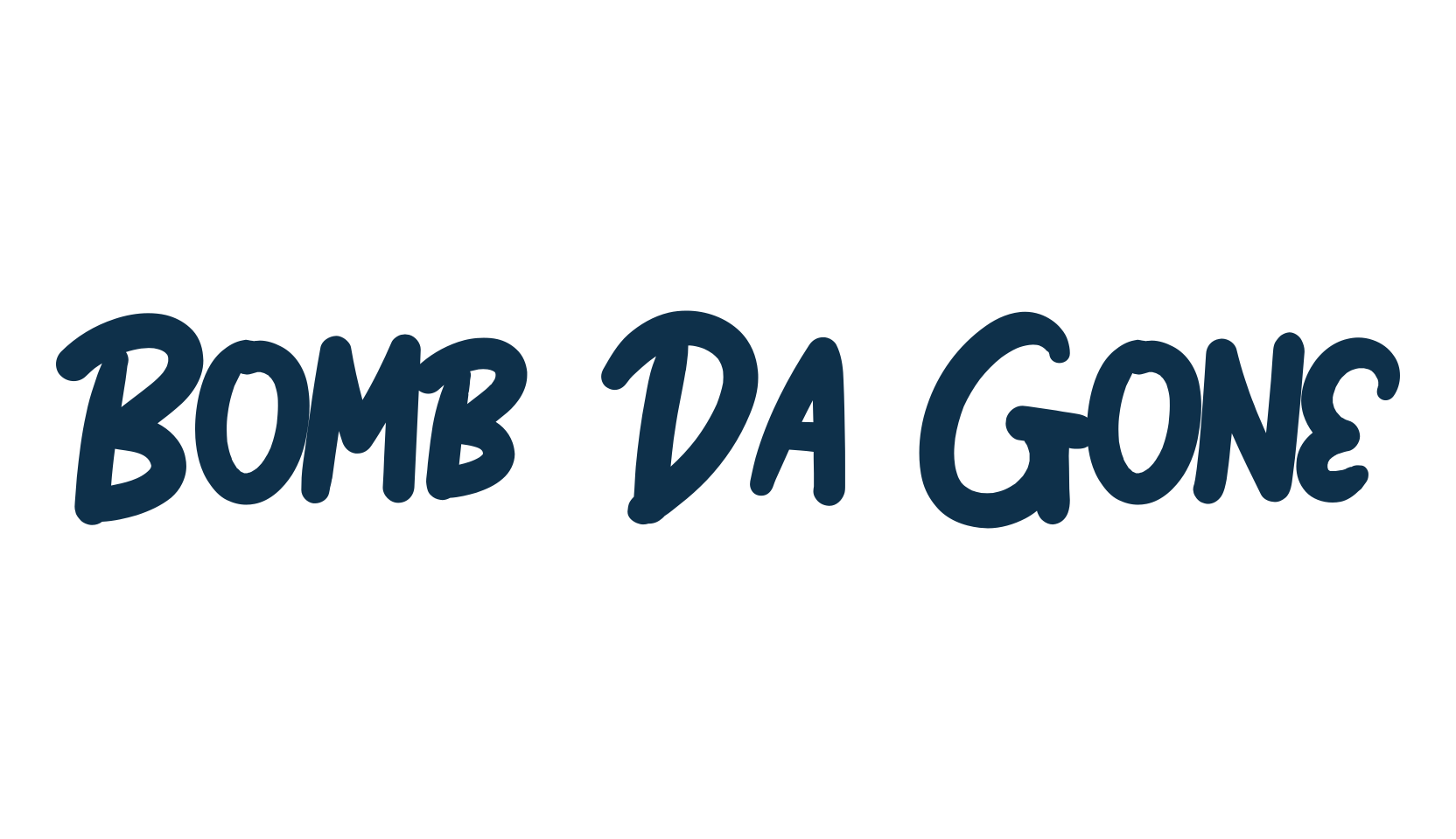 Bomb Da Gone (bomb-da-gone-2), script graffiti fancy decorative calligraphy font preview