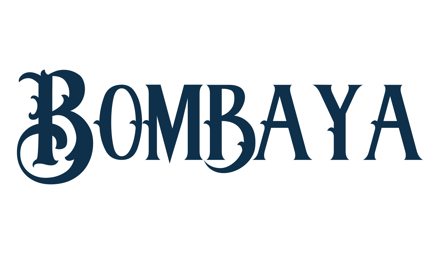 Bombaya, modern font preview