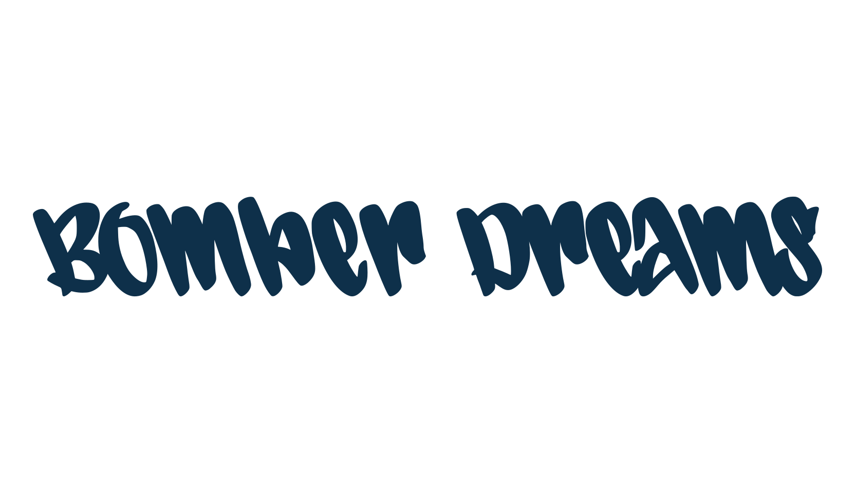 Bomber Dreams, graffiti font preview